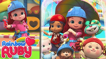 A Colorful Way to Cool Off | Rainbow Ruby - WildBrain | Movies for Kids