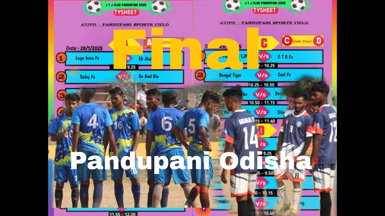 Pandupani SR Rungta vs Golmaal FC Final Bengal Tigers 🔥 Live stream ...