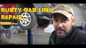 How To Repair A Rusted Out Gas Line