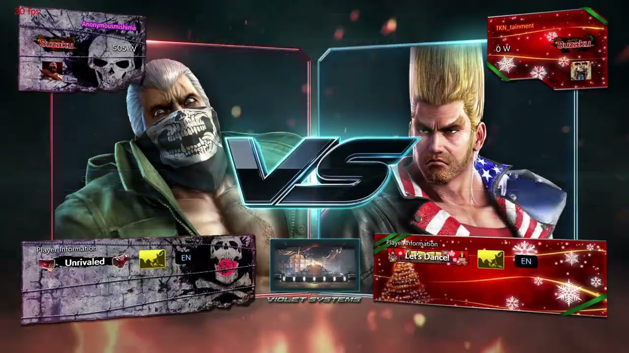 Tekken 7 Anonymous Mishima (Bryan, Heihachi) vs Bobby(Paul, Feng, Nina)
