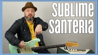 Video thumbnail of "How to Play Santeria by Sublime  - Guitar Lesson"