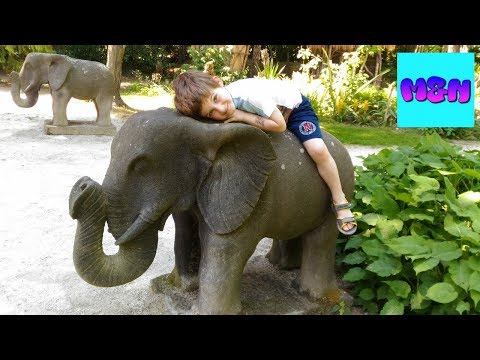 Les jardins du monde Tropical Parc მათე და ნინა ულამაზეს პარკში, მოგზაურობა პასპორტის გარეშე