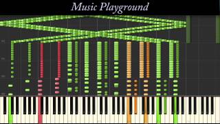 121 {IMPOSSIBLE} Music Playground's "Piano Drop" (Synthesia)