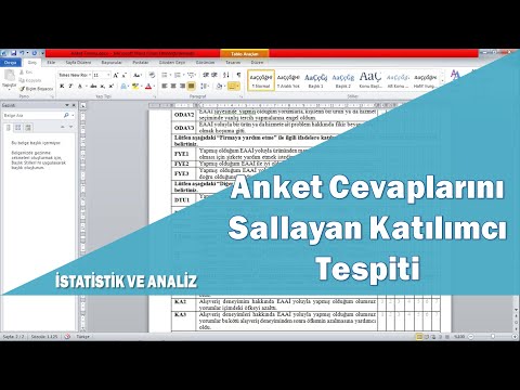 Video: Okumada anket nedir?