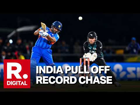 India Script Record Chase To Beat New Zealand In Christchurch