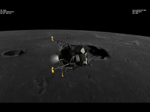 Project Apollo NASSP 7.0 Beta - Apollo 11 Lunar Landing with Virtual AGC