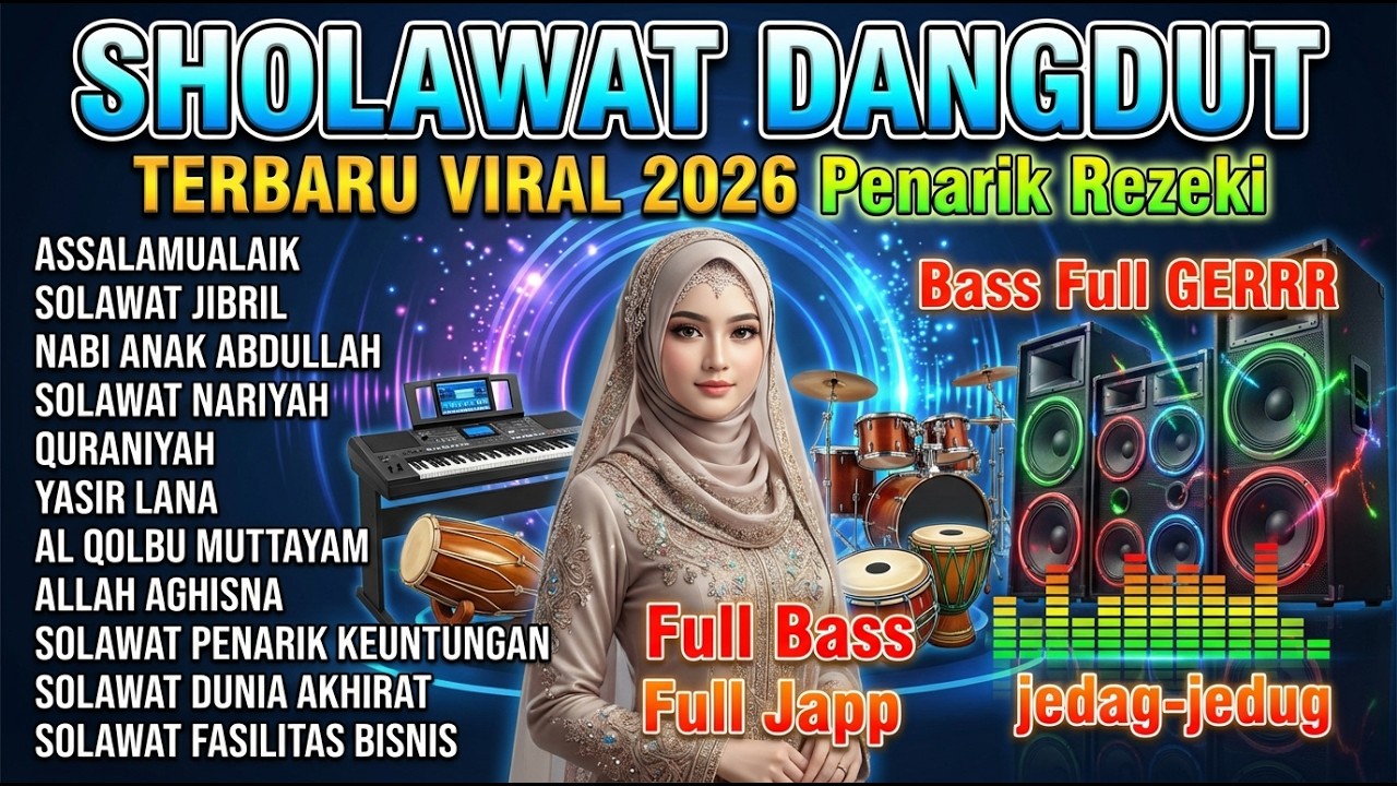 Lantunan Sholawat Nabi Pembawa Keberkahan | Membantu Rezeki Mengalir Lebih Tenang