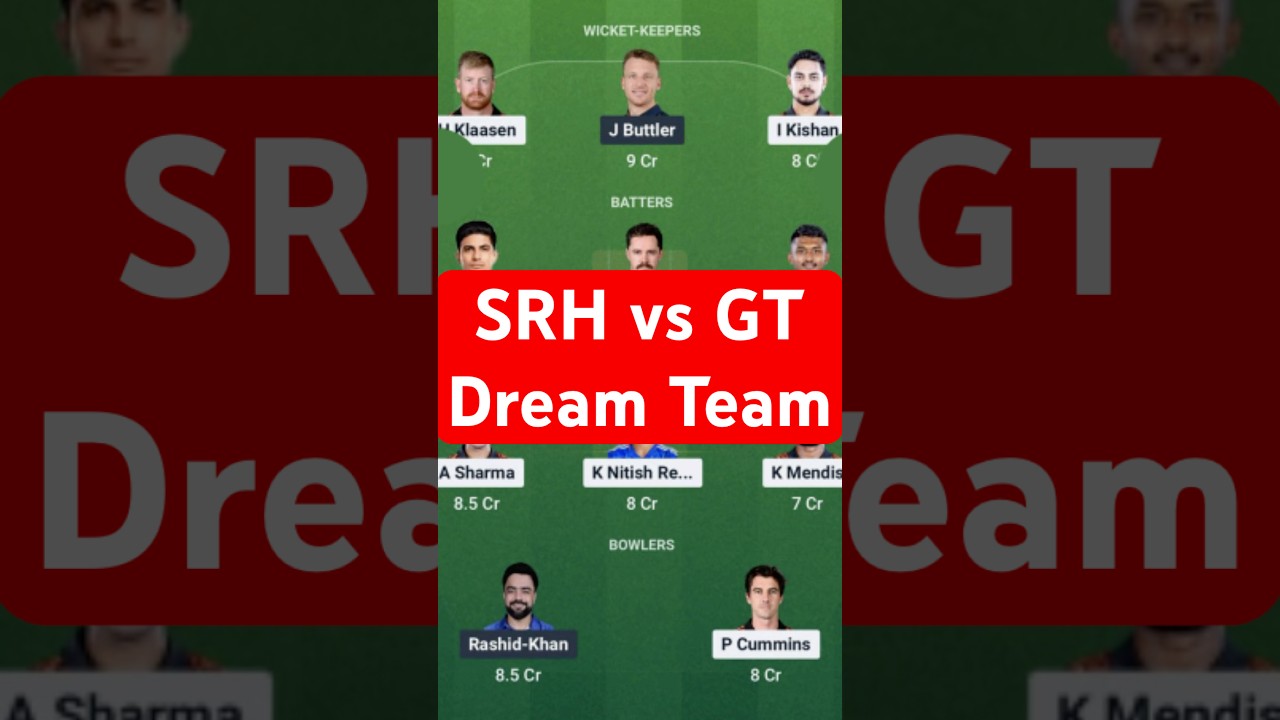 SRH vs GT IPL 2025 Team Prediction | 
