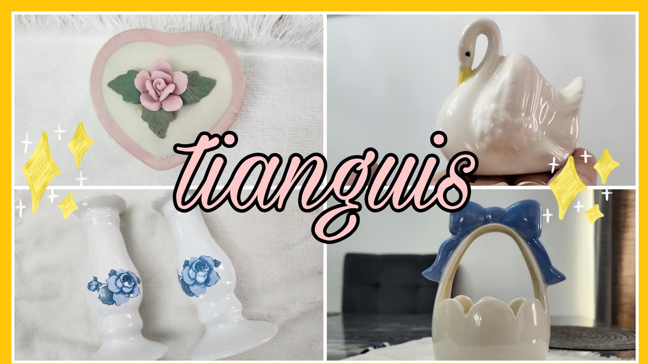 Mucha cháchara del tianguis 🧸vintage porcelana Lenox y mucho más #vintage #tianguis #chacharas 