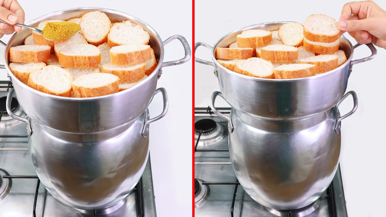 علاش ترمي الخبز البايت وانت عندك الكسكاس! وصفة عبقرية لضيوف الغفلة سهلة وسريعة