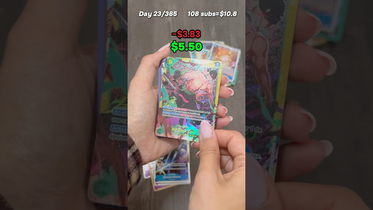Day 23/365 – Opening #shorts. #shorts#onepiece#onepiecetcg#tcg#cardopening