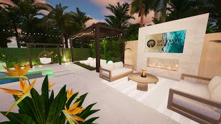 Pava Project - Modern Wrap-around Backyard for Entertaining (Ft. Lauderdale, Fl)