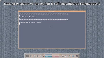 NsCDE Video 1: First run and initial setup