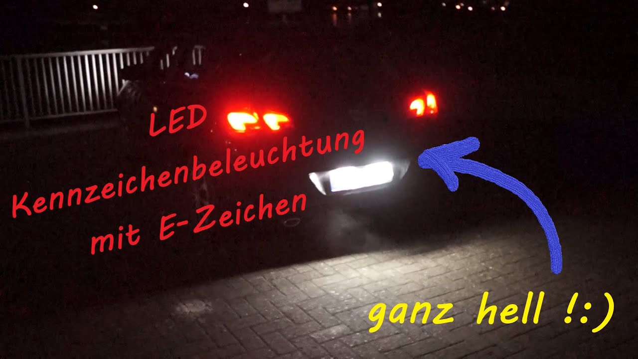 LED Kennzeichenbeleuchtung Opel Astra J 2009 - 2015 