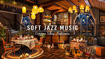 Soft Jazz Instrumental Music & Cozy Coffee Shop Ambience ☕ Jazz Relaxing Music for Study,Work,Focus