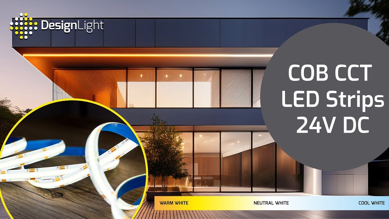 COB CCT LED Strips 24V DC – Design Light 
