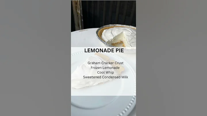 4 ingredients to make the best Lemonade Pie all your friends will ask for, The best lemon dessert