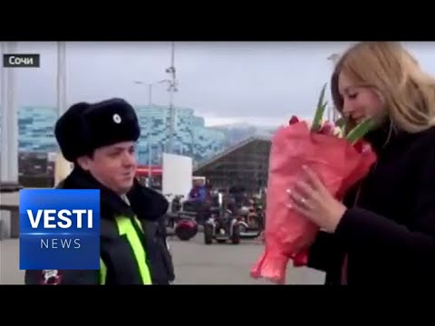 Video: The FCS Promised The Russians An Abundance Of Flowers By March 8