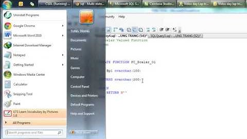 Học SQL Server 2008 R2 bài 5    Function trong T SQL