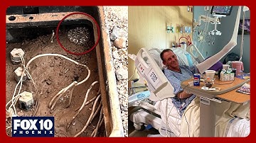 AZ man spends days in ICU after rattlesnake bite