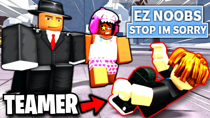 TEAMING on TEAMERS With My BROTHER.. 😈 | The Strongest Battlegrounds