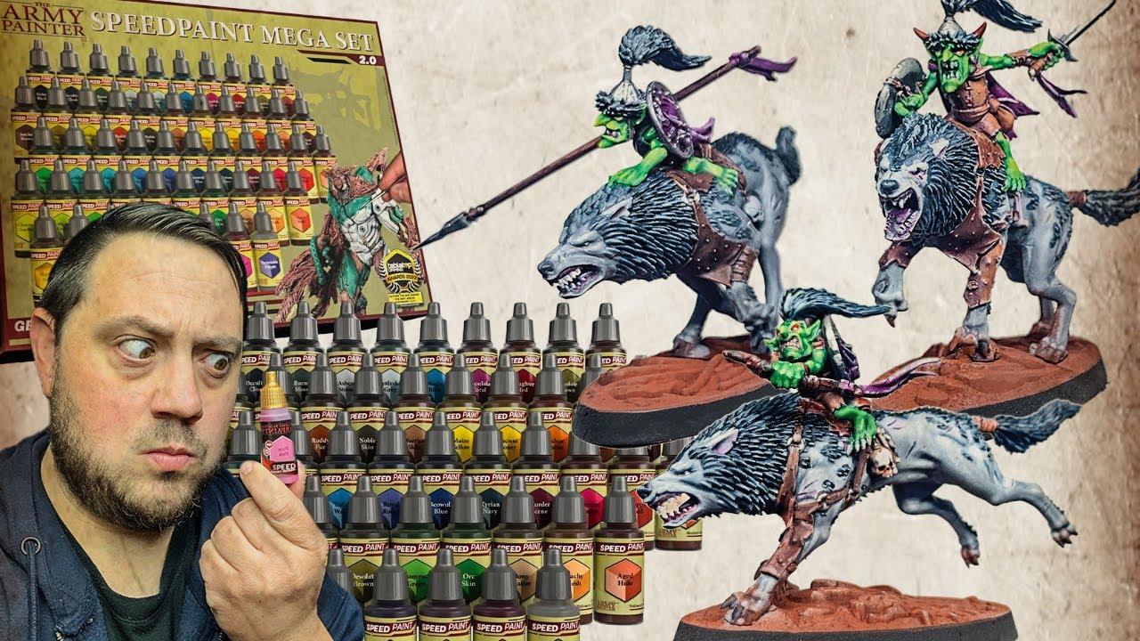 Painting an entire miniature using The Army Painter's Speed Paints, WH40K