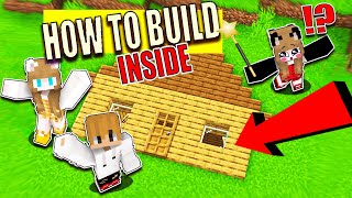 HOW TO build an OBSTACLE inside a FLAT HOUSE in Minecraft || Noob VS Pro