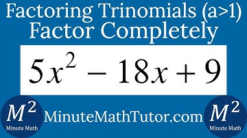 Factor 5x^2-18x+9