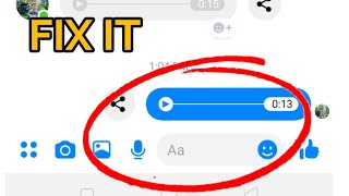 How to fix messenger voice record not working problem Solved 2023