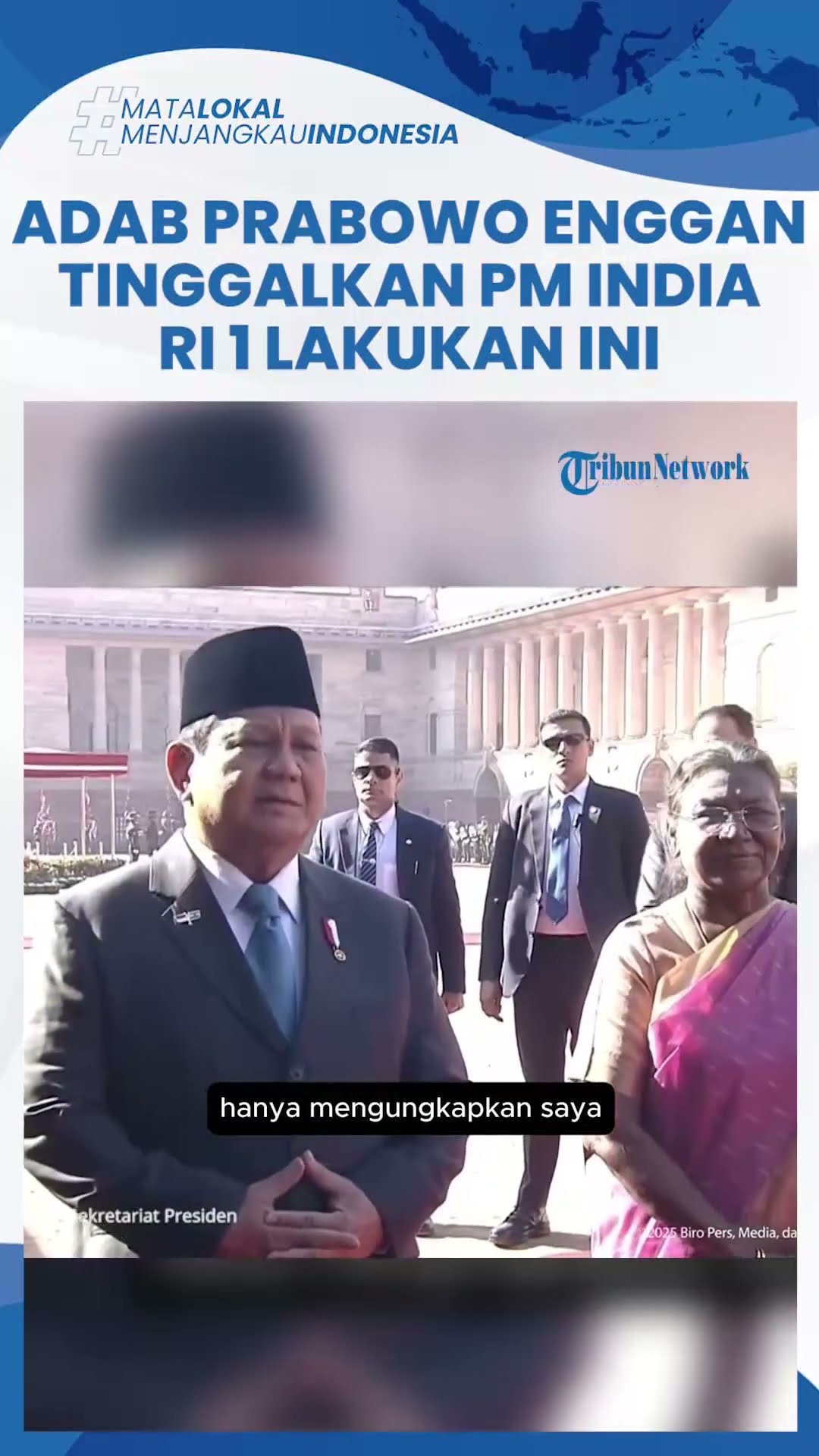 Tak Ingin Tinggalkan PM India, Prabowo Ajak Narendra Modi Temui Media saat Diminta Wawancara