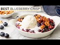 BEST BLUEBERRY CRISP | vegan recipe