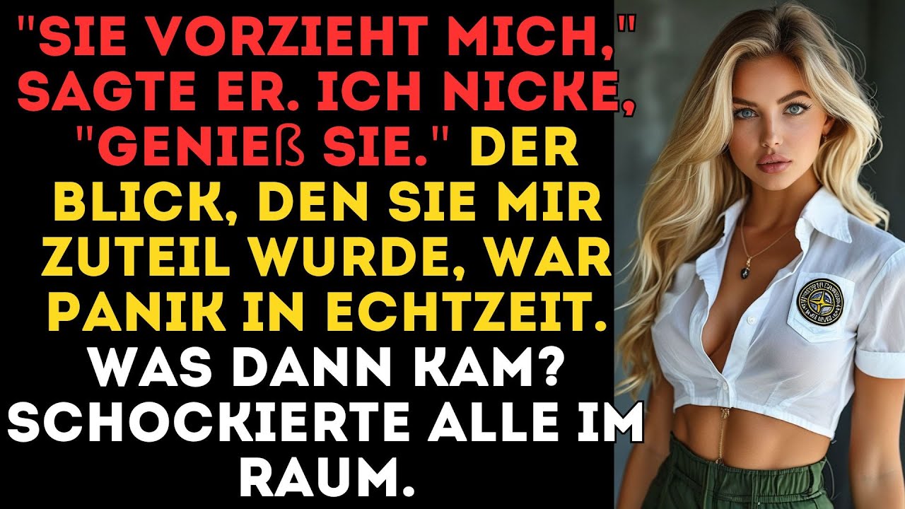 Er sagte, sie würde ihn wählen – bis ich nickte und ihr entsetzter Blick alle verstummen ließ