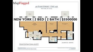 NY,US | Buy house at 40 E 61ST St 14A, New york, NY 10065, USA | New York, USA | MapFlagged