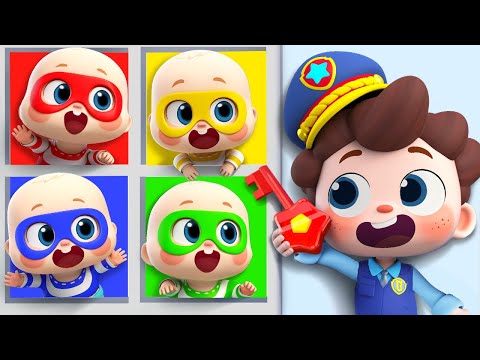 شرطي و حرامي | اغاني الالوان | اغاني الحرامي | بيبي باص | BabyBus Arabic