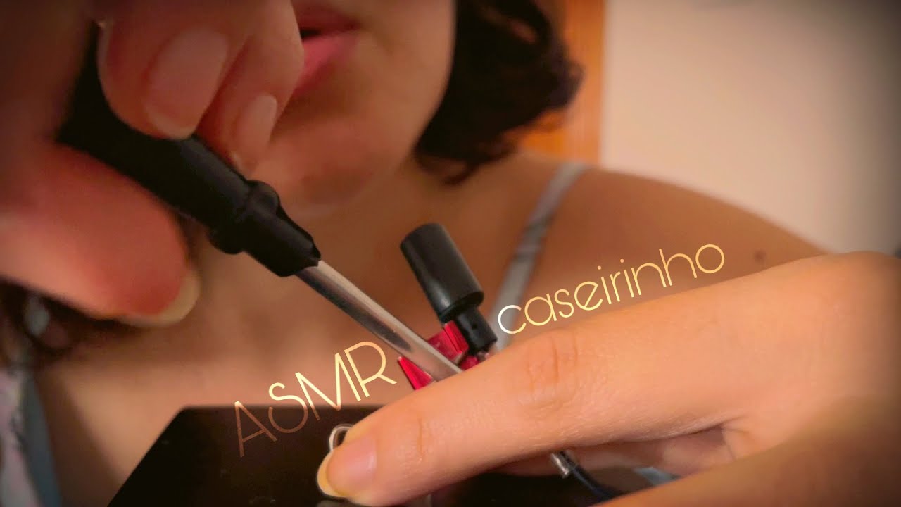 ASMR - Consertando o microfone (caseirinho na lapela) 