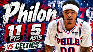 Labaron Philon 11 pts 5 asts vs Celtics 2026 Preseason