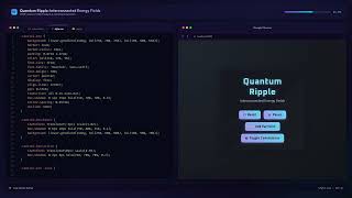 Quantum Ripple: Interconnected Energy Fields