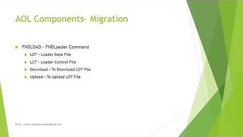 OracleEBusiness AOL Advanced