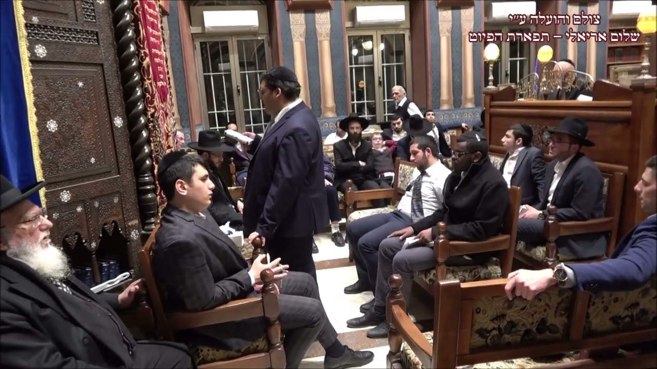 קדיש לחן שיר לחתן בן העלייה החזן מנחם נאבת בבהכ''נ עדס מוצ''ש צו תשפ''ב ביאת