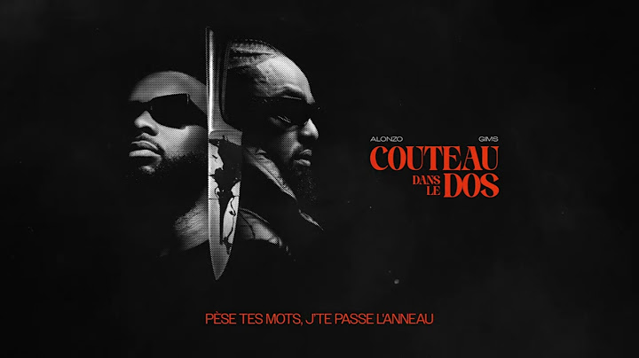 ALONZO - Couteau dans le dos feat. GIMS ( VISUALIZER )