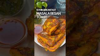 Masala Besan Toast  French Toast Recipe Indian Style  Easy Breakfast Recipes