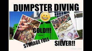 DUMPSTER DIVING -  BOUGHT A STORAGE LOCKER AND OMG ITS FULL OF GOLD AND SILVER!!!! BAM !!!