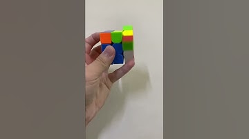 Rubik’s Cube in Slow-Motion [One-Handed]