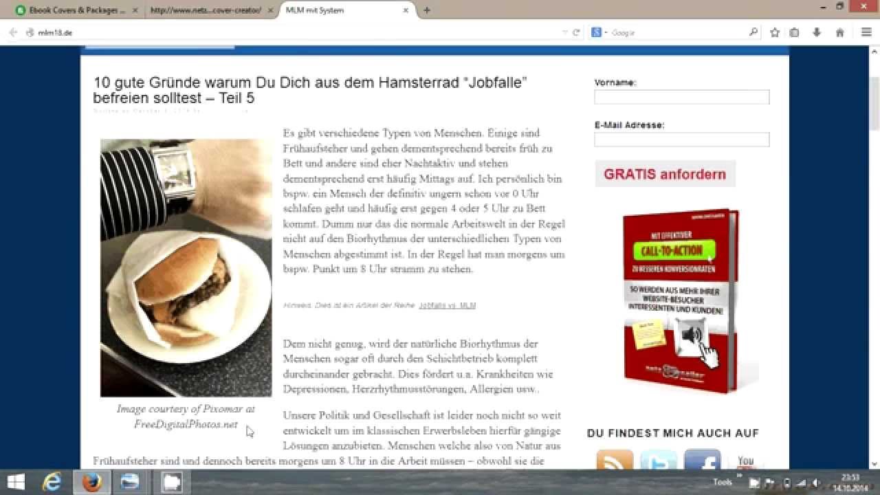 Eigenes Ebook Cover erstellen ganz einfach YouTube