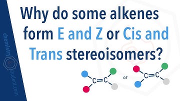 Why do some alkenes form E and Z or Cis and Trans stereoisomers?