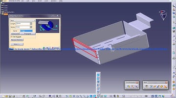 Catia V5 Tutorial|Create Tear Drop|Basic|Spine Curve and Radius|Sheetmetal workbench