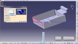 Catia V5 Tutorial|Create Tear Drop|Basic|Spine Curve and Radius|Sheetmetal workbench