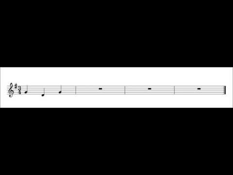 Junior Cert Music Dictation Exercise 2