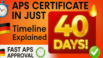 Got APS in just 40 Days🥳 | Timeline Of APS Process • Tips & Tricks |
