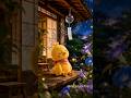 This duck in the garden is pure magic 🎐✨ #adorable #animation #shorts